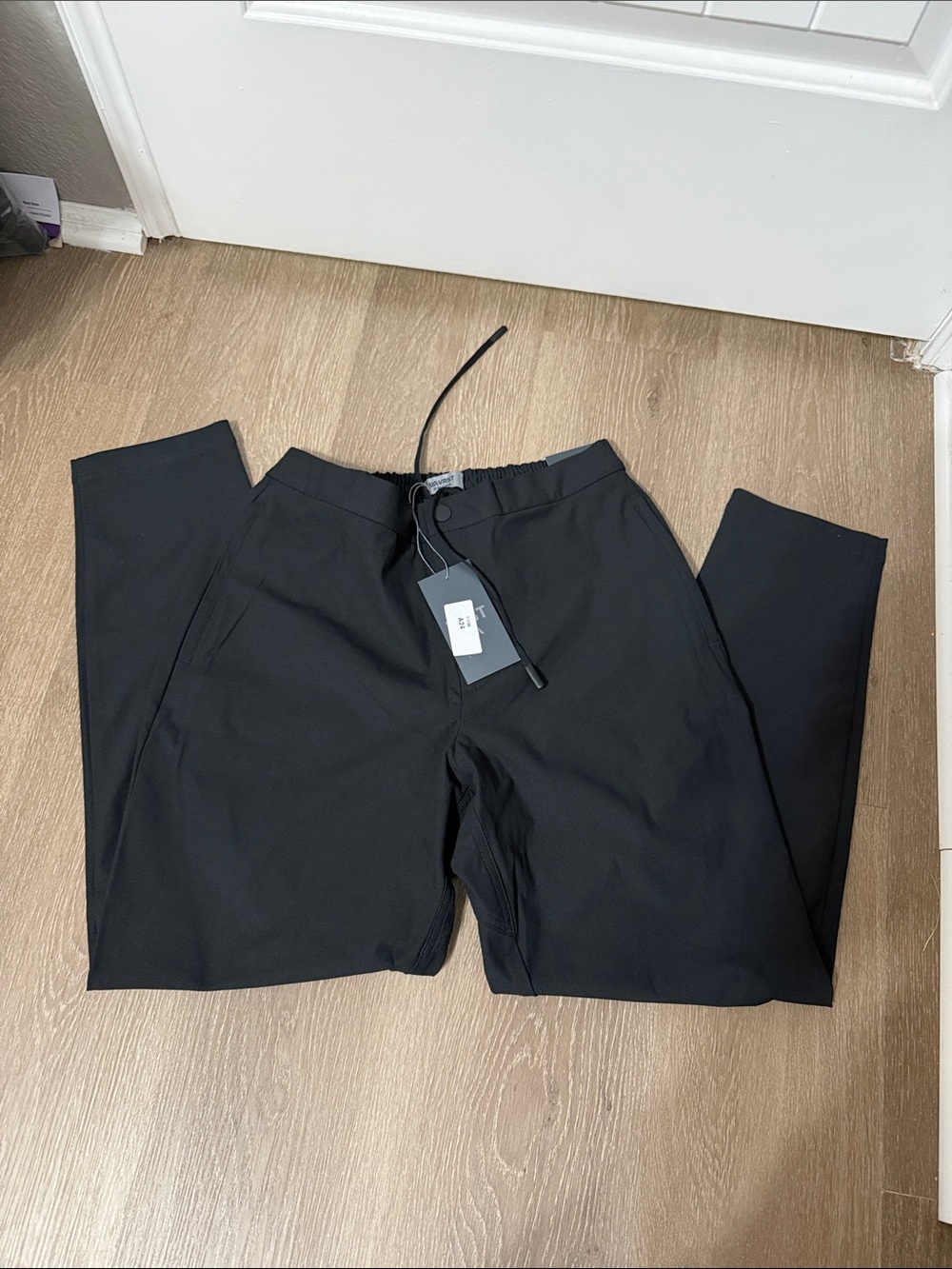 Men's Black Stretch Jogger Pants